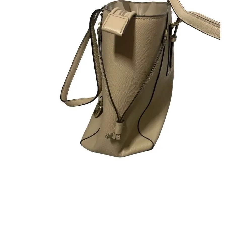Michael Kors Voyager Medium Crossgrain Leather Tote Bag